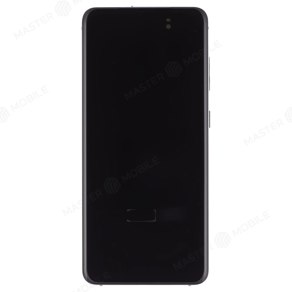 Дисплей для Samsung G980 Galaxy S20 + тачскрин (серебристый) (в рамке) (ORIG100) (возможен дефект ЛКП) фото №1