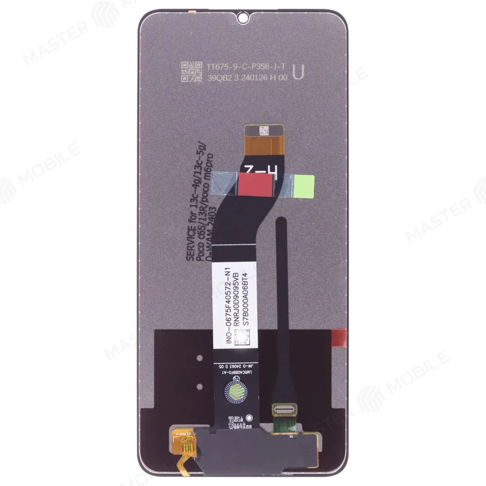 Дисплей для Xiaomi Redmi 13C 4G (23108RN04Y) / Poco C65 (2310FPCA4G) / Poco M6 5G (23128PC33I) + тачскрин (черный) (ORIG) фото №2