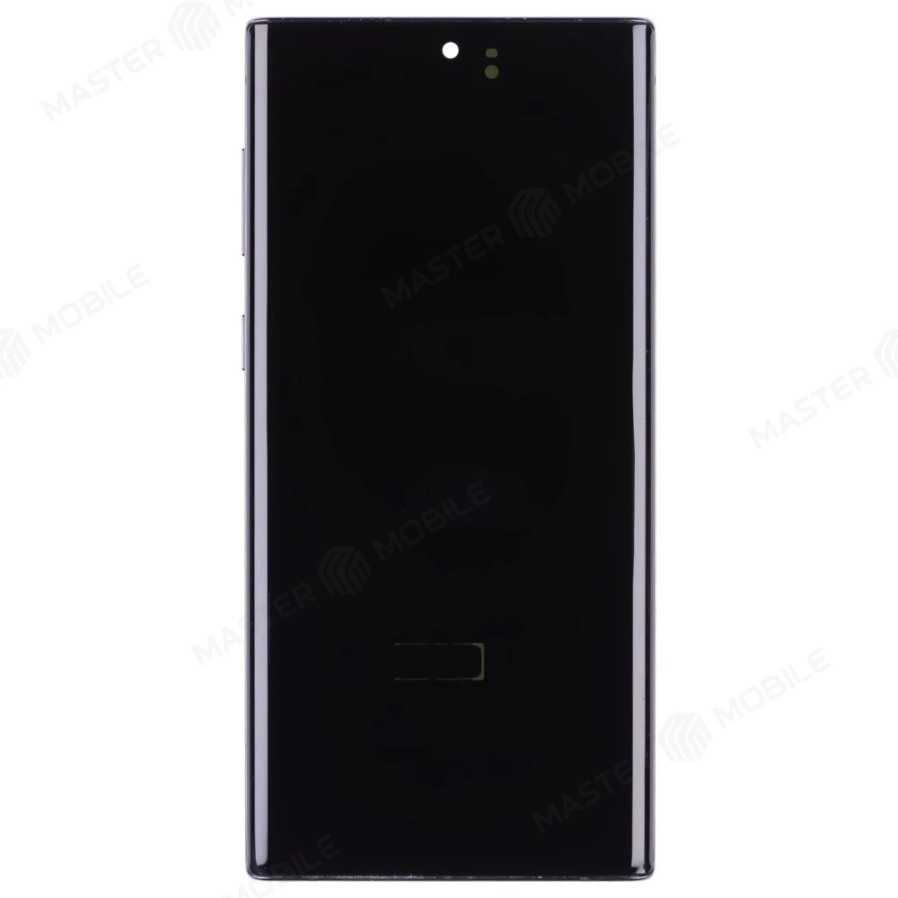 Дисплей для Samsung N970 Galaxy Note 10 + тачскрин (черный) (в рамке) (ORIG100) (возможен дефект ЛКП) фото №1