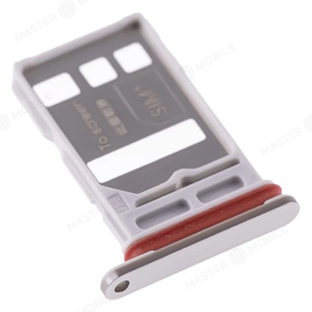 Держатель сим-карты для Huawei Nova 10 SE (BNE-LX1) (серебристый) фото №3