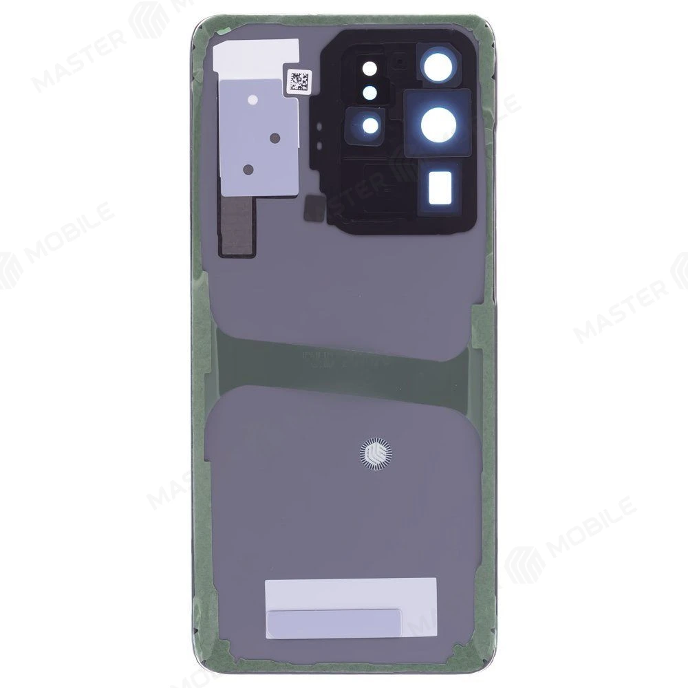 Задняя крышка для Samsung G988 Galaxy S20 Ultra (черный) (в сборе со стеклом камеры) (ORIG100)  фото №2