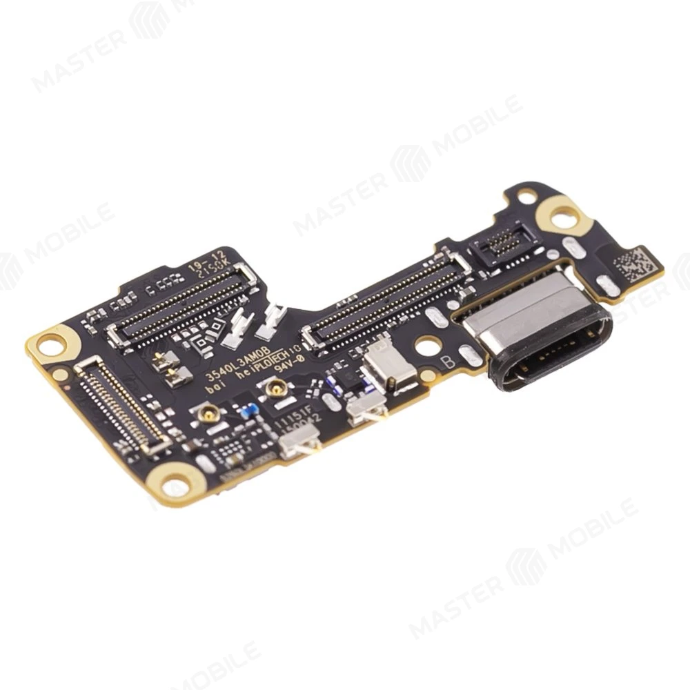 Нижняя плата для Xiaomi 12 (2201123G) / 12X (2112123AG) с комп. + разъем зарядки + микрофон + разъем SIM (ORIG100)  фото №3