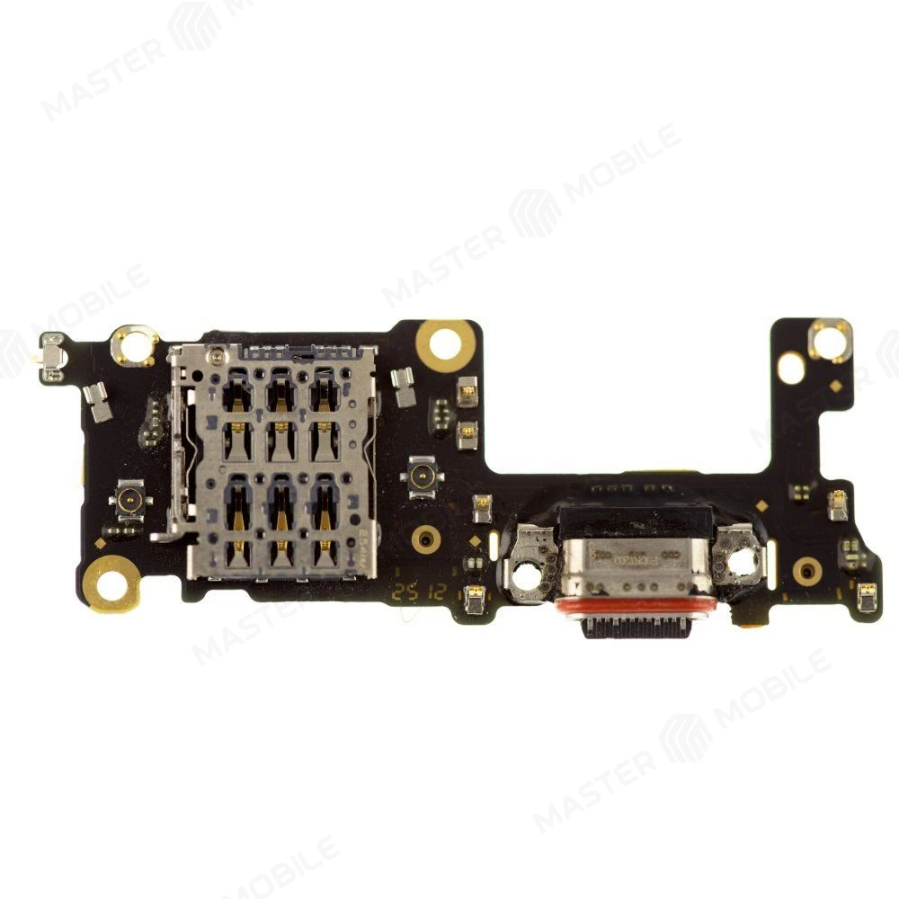 Нижняя плата для OnePlus 13 (CPH2653) с комп. + разъем зарядки + микрофон + разъем SIM фото №2