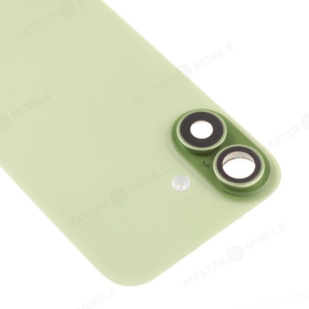 Задняя крышка для Apple iPhone 17 (SIM + eSIM) / iPhone 17 (eSIM) (зеленый) (в сборе) (ORIG100) (Снятый) (возможен дефект ЛКП) фото №3