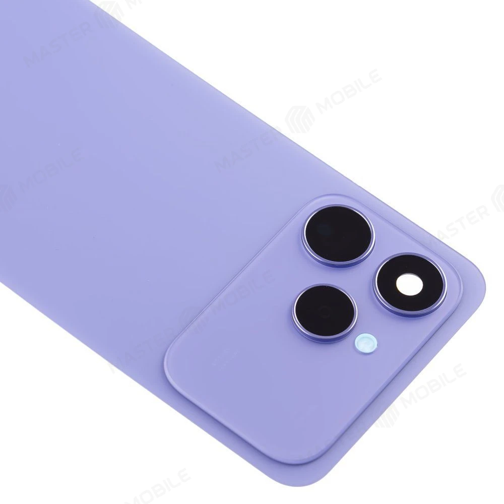 Задняя крышка для Tecno Spark 40 (KM5) (голубой) (в сборе со стеклом камеры) фото №3
