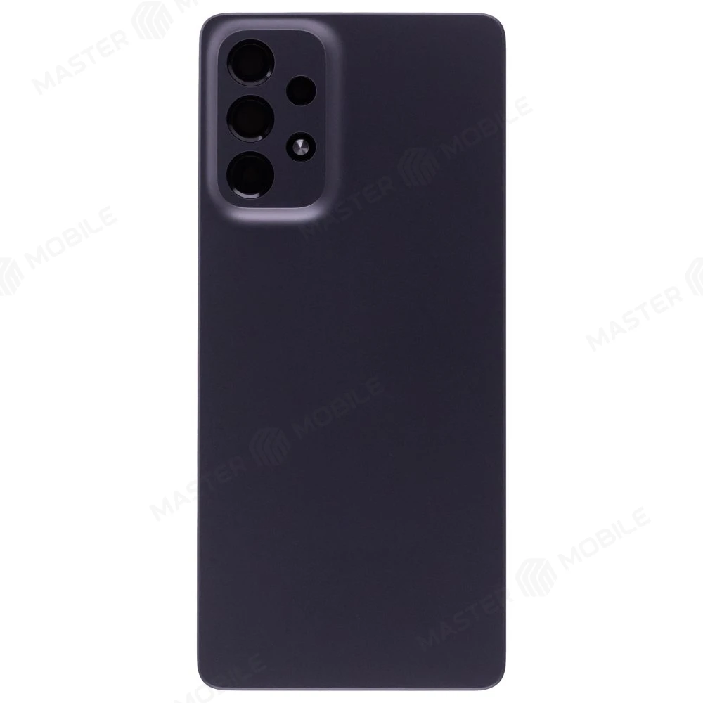 Задняя крышка для Samsung A736 Galaxy A73 5G (черный) (в сборе со стеклом камеры)