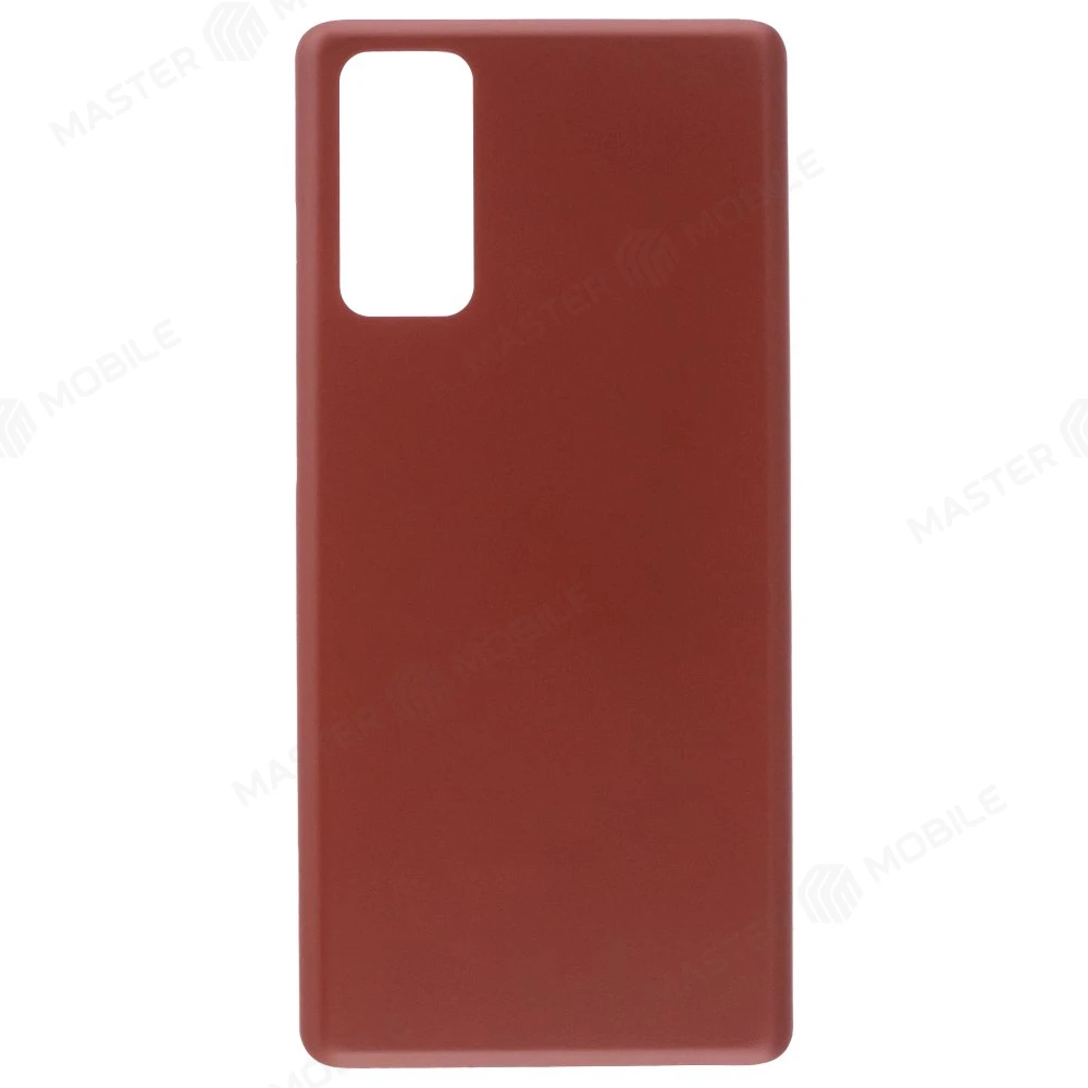 Задняя крышка для Samsung G780 Galaxy S20 FE (темно-красный)