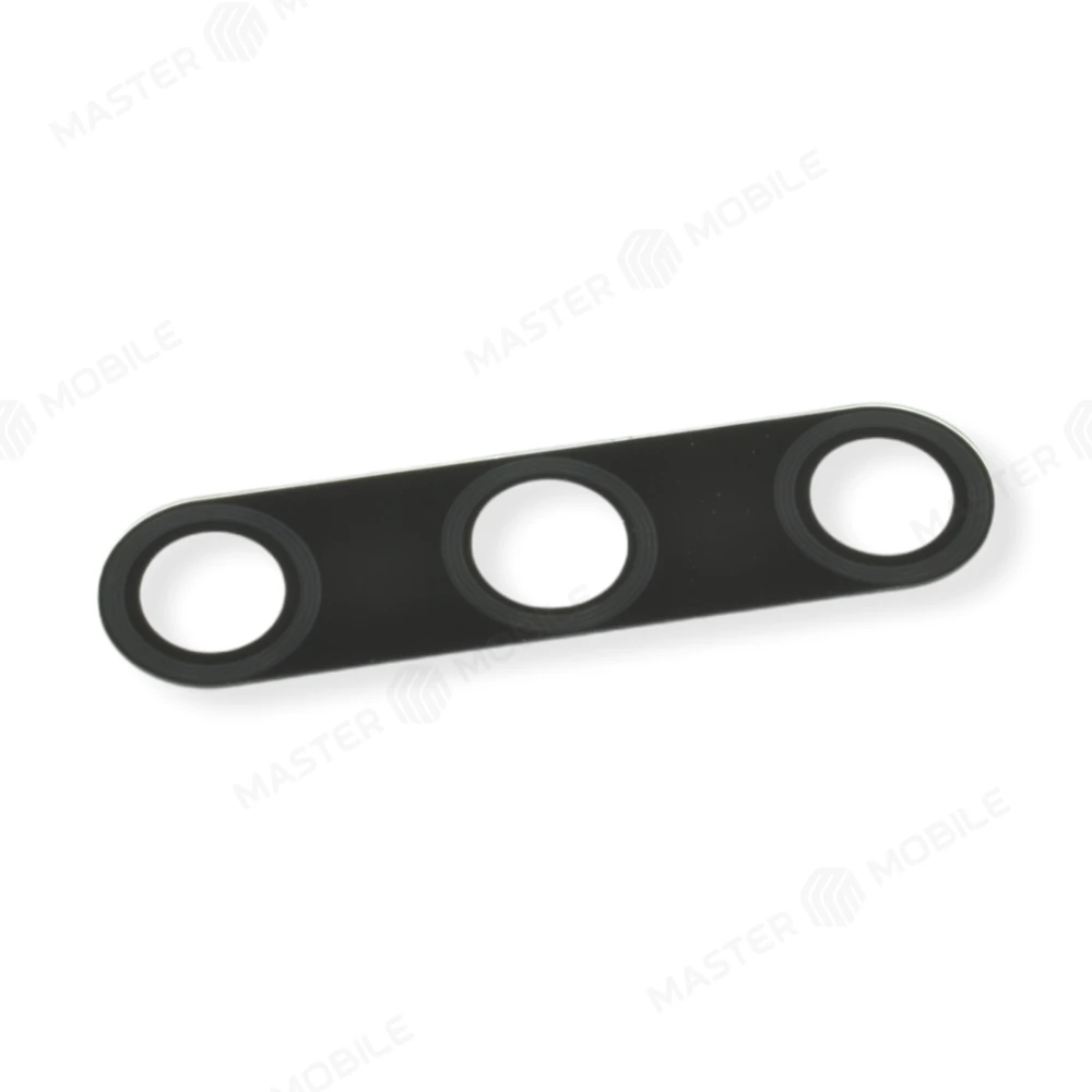 Стекло задней камеры для Huawei P40 Lite E (ART-L29) (без рамки) (черный) фото №1