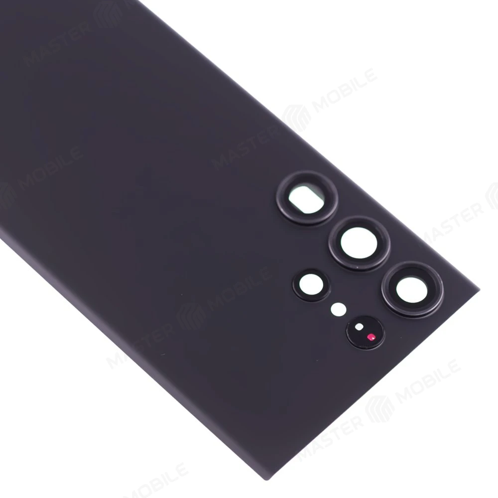 Задняя крышка для Samsung S918 Galaxy S23 Ultra (черный) (в сборе со стеклом камеры) фото №3