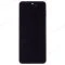 Дисплей для Samsung F711 Galaxy Z Flip 3 + тачскрин (внутренний) (черный) (в рамке) (ORIG100) (SP) фото №1