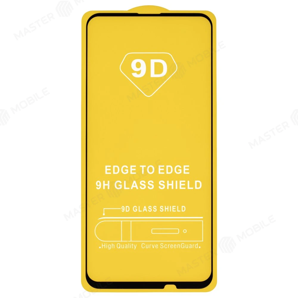 Защитное стекло тех. пак. для Huawei Honor 9X/9X Premium / P Smart Z (STK-LX1) / Y9 Prime 2019 / Y9s (STK-L21) (черный) (эконом)