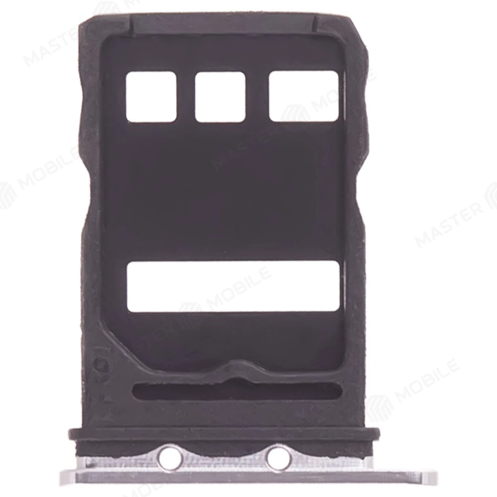 Держатель сим-карты для Huawei P40 (ANA-NX9) (серебристый) фото №2