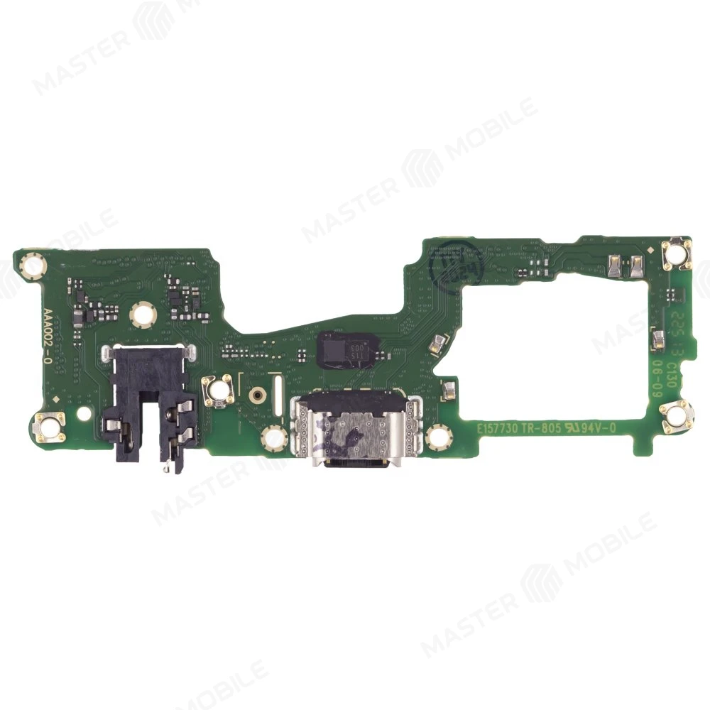 Нижняя плата для Realme 8 4G (RMX3085) / 8 Pro (RMX3081) / OPPO A74 4G (CPH2219) с комп. + разъем зарядки + микрофон (ORIG100) фото №2