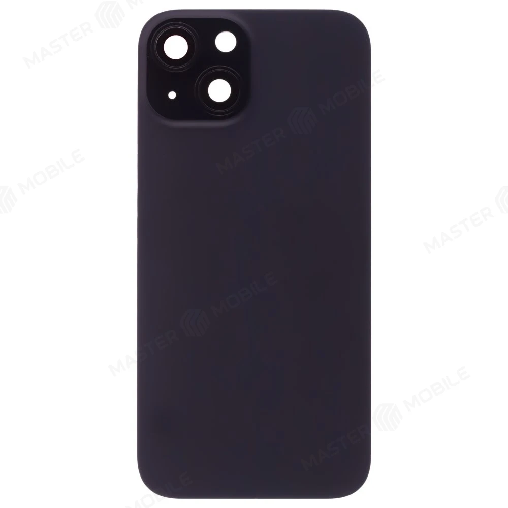 Задняя крышка для Apple iPhone 15 (черный) (в сборе со стеклом камеры) (Premium)