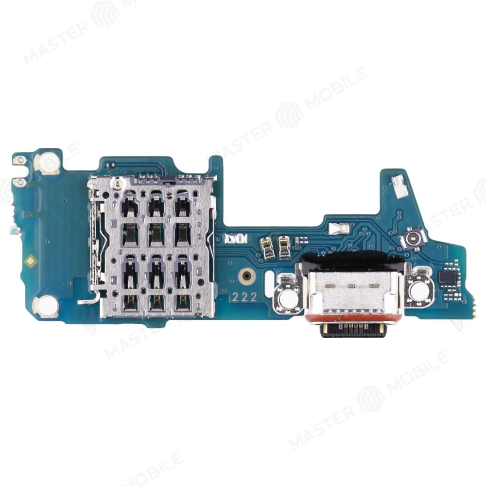 Нижняя плата для Realme 14 Pro (RMX5056) с комп. + разъем зарядки + микрофон + разъем SIM фото №2