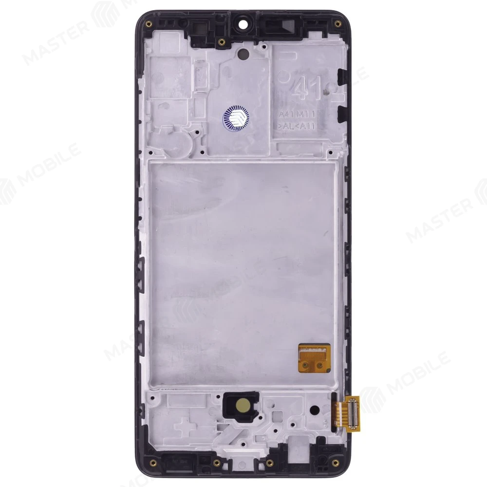 Дисплей для Samsung A415 Galaxy A41 + тачскрин (черный) (в рамке) (OLED) (Full Size) фото №2