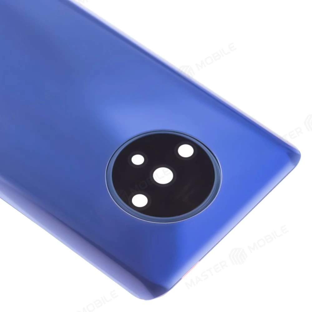 Задняя крышка для OnePlus 7T (синий) (в сборе со стеклом камеры) фото №3