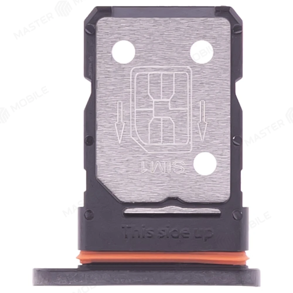 Держатель сим-карты для OnePlus Nord 2 5G (DN2103) (черный) фото №1