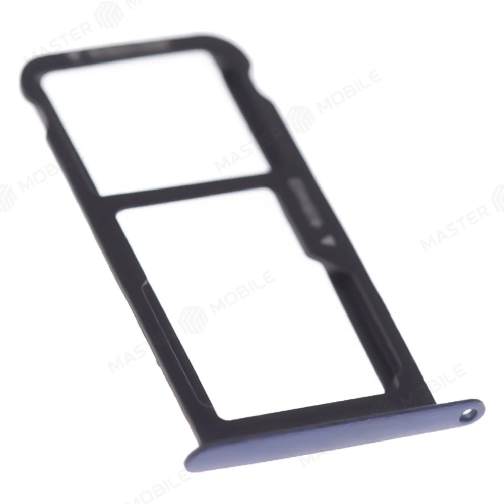 Держатель сим-карты для Huawei P10 Lite (WAS-L03T/WAS-LX1) (синий) фото №3