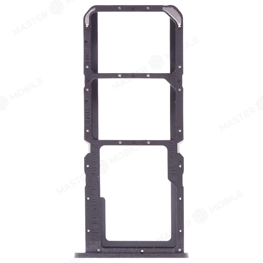 Держатель сим-карты для Realme 8i (RMX3151) (черный) фото №1