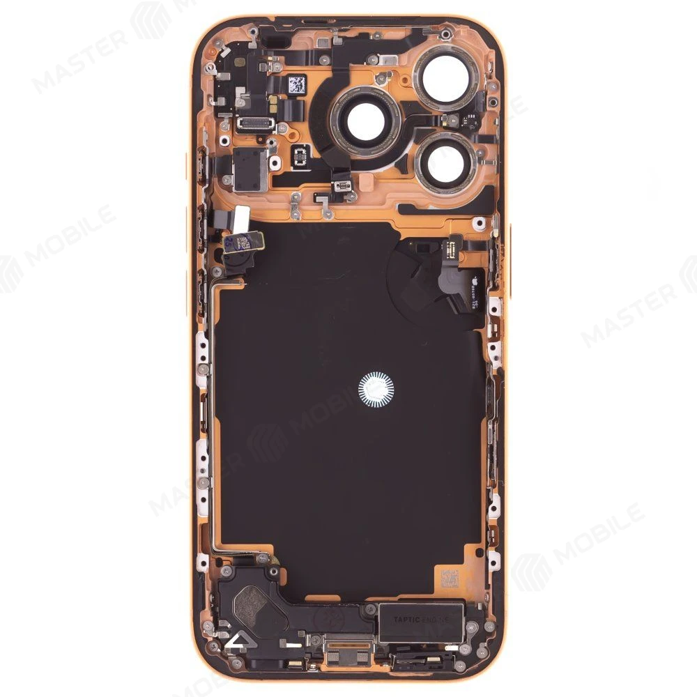 Корпус для Apple iPhone 17 Pro (eSIM) (оранжевый) (в сборе) (ORIG100) (Снятый) (возможен дефект ЛКП) фото №2