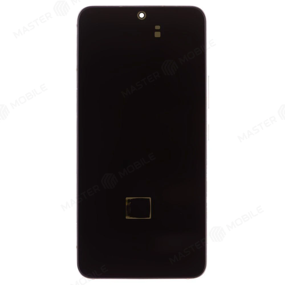 Дисплей для Samsung S901 Galaxy S22 + тачскрин (розовый) (в рамке) (ORIG100) (возможен дефект ЛКП) фото №1