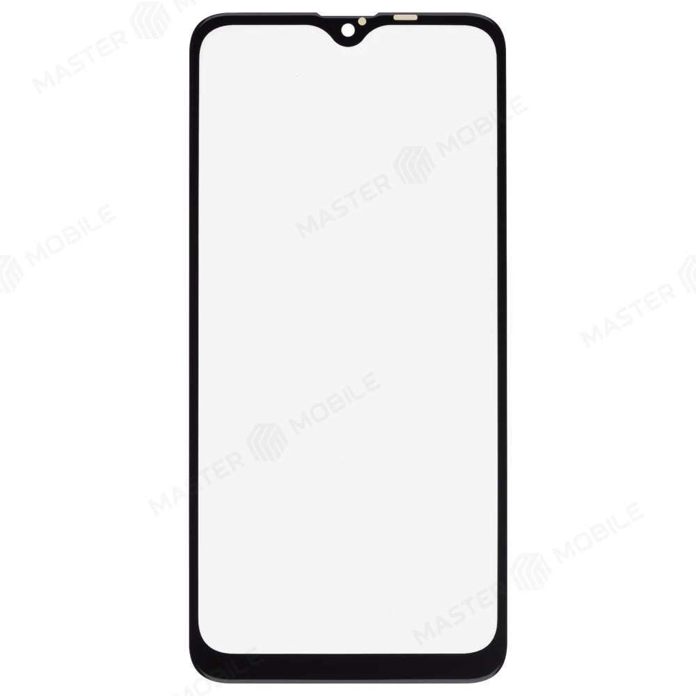 Стекло модуля для Samsung A107 Galaxy A10s + OCA (черный)