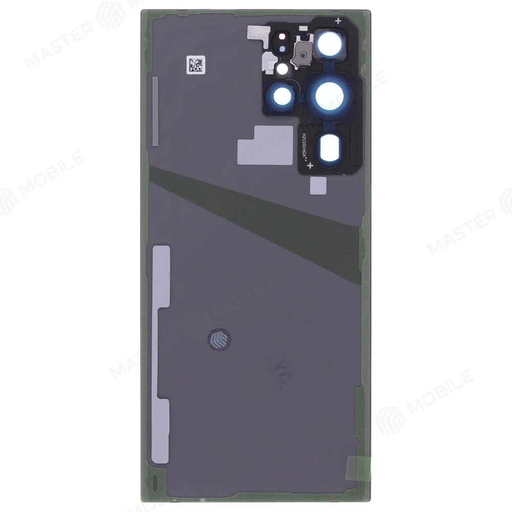 Задняя крышка для Samsung S908 Galaxy S22 Ultra (черный) (в сборе со стеклом камеры) (ORIG100) фото №2
