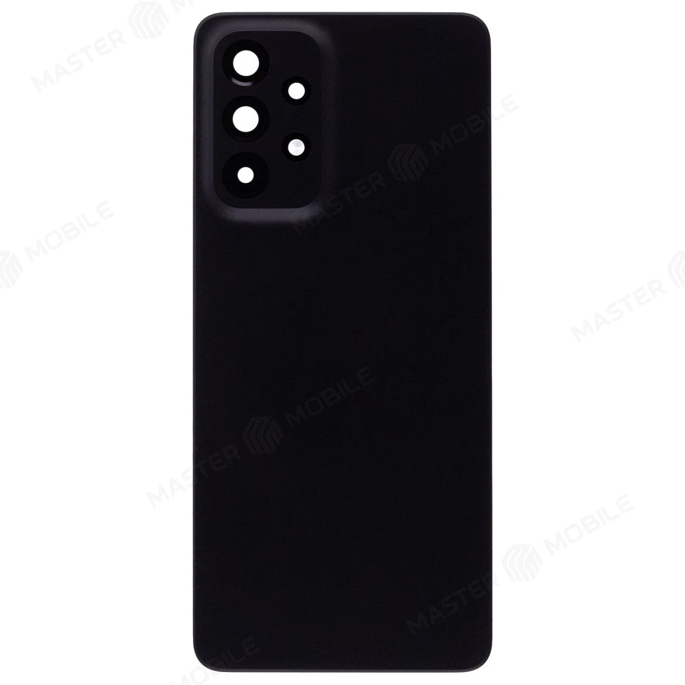 Задняя крышка для Samsung A336 Galaxy A33 5G (черный) (в сборе со стеклом камеры)