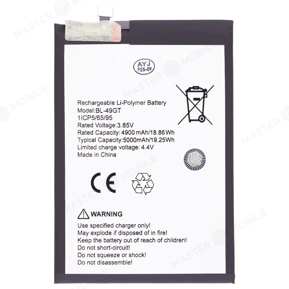 Аккумулятор для Tecno Camon 17P (CG7N) / Camon 18 (CH6N) / Camon 19 Neo (CH6i) / Spark 9 Pro (KH7N) (BL-49GT) (Premium) фото №1