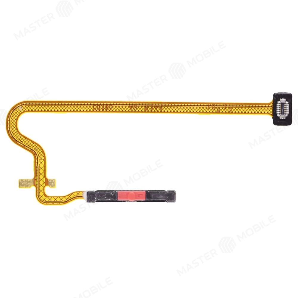 Шлейф для Realme Note 50 (RMX3834) с комп. + сканер отпечатка пальца (черный)  фото №2