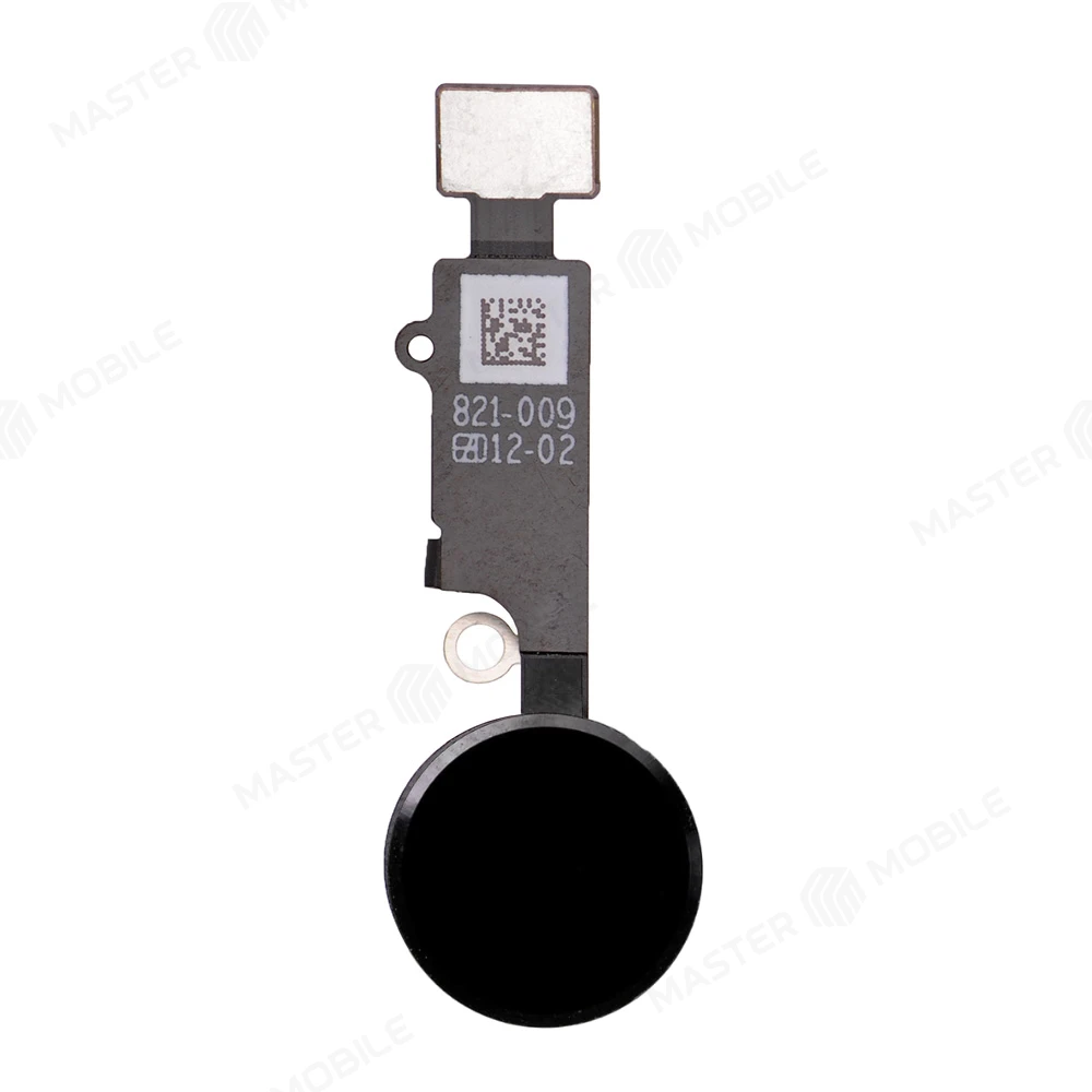 Кнопка (заглушка) Home для Apple iPhone 7 / iPhone 7 Plus / iPhone 8 / iPhone 8 Plus (в сборе) (черный)