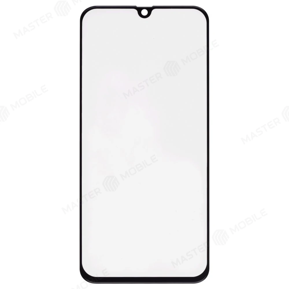 Стекло модуля для Samsung A405 Galaxy A40 + OCA (черный)