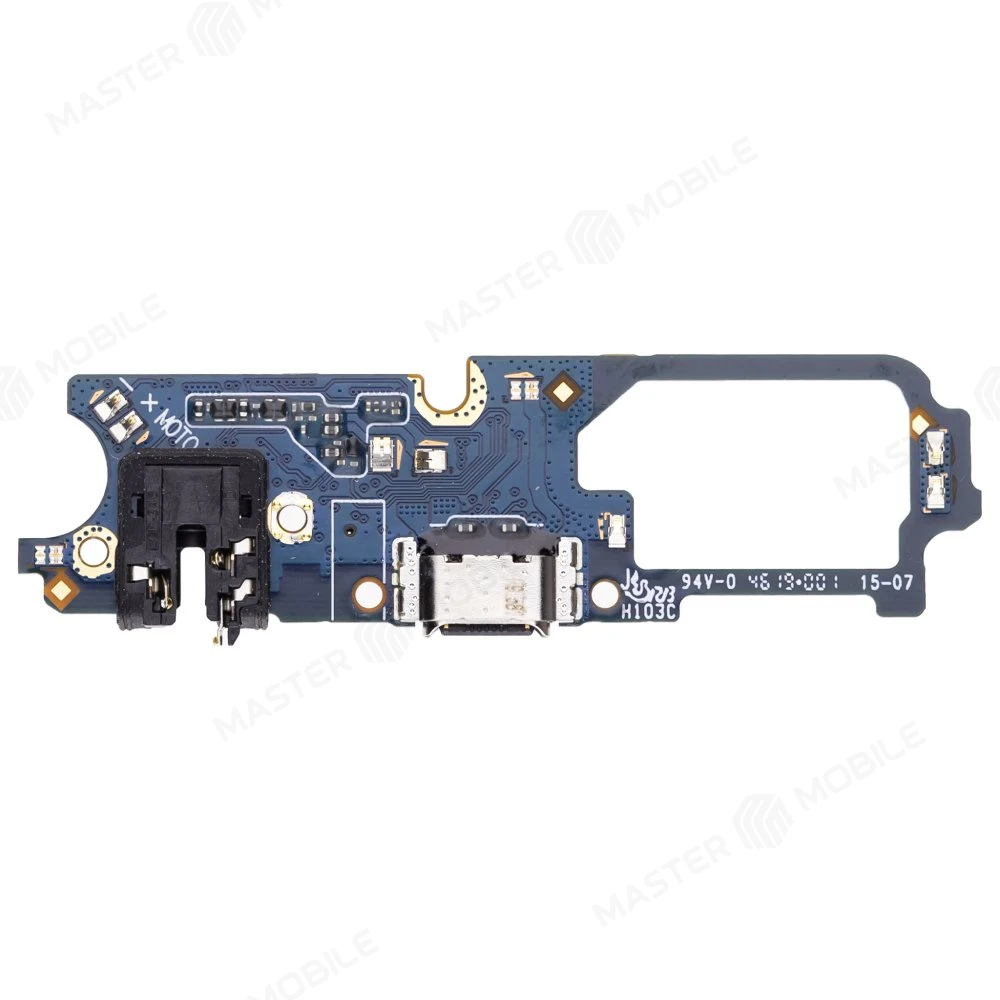 Нижняя плата для Realme 6 (RMX2001) с комп. + разъем зарядки + микрофон (ORIG100)  фото №2