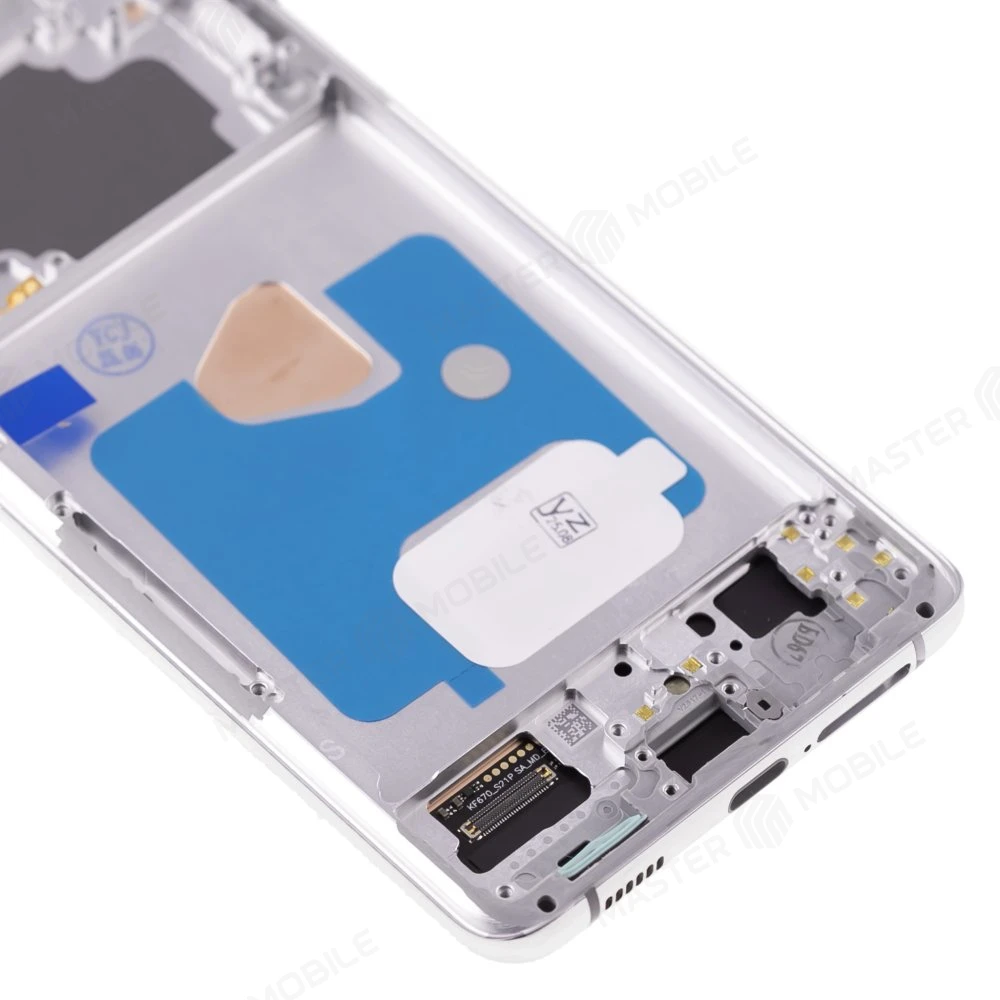 Дисплей для Samsung G996 Galaxy S21+ + тачскрин (серебристый) (в рамке) (OLED) (Full Size) фото №4