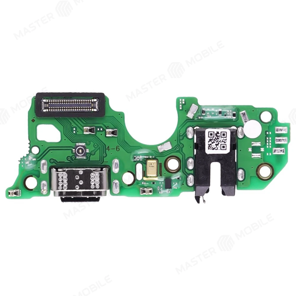 Нижняя плата для OPPO A58 4G (CPH2577) с комп. + разъем зарядки + микрофон + разъем гарнитуры фото №1