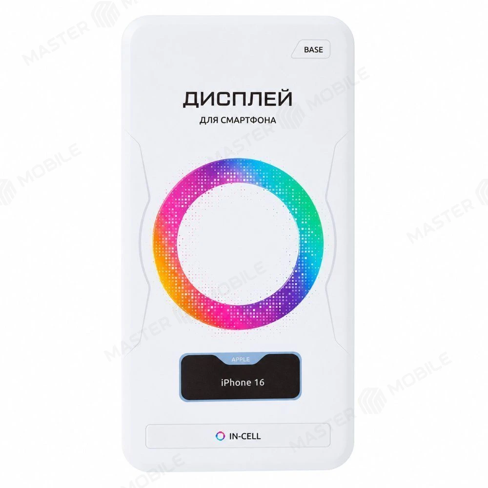 Дисплей для Apple iPhone 16 + тачскрин (черный) (F5ENERGY) (In-Cell) (площадка под IC) (BASE) фото №5