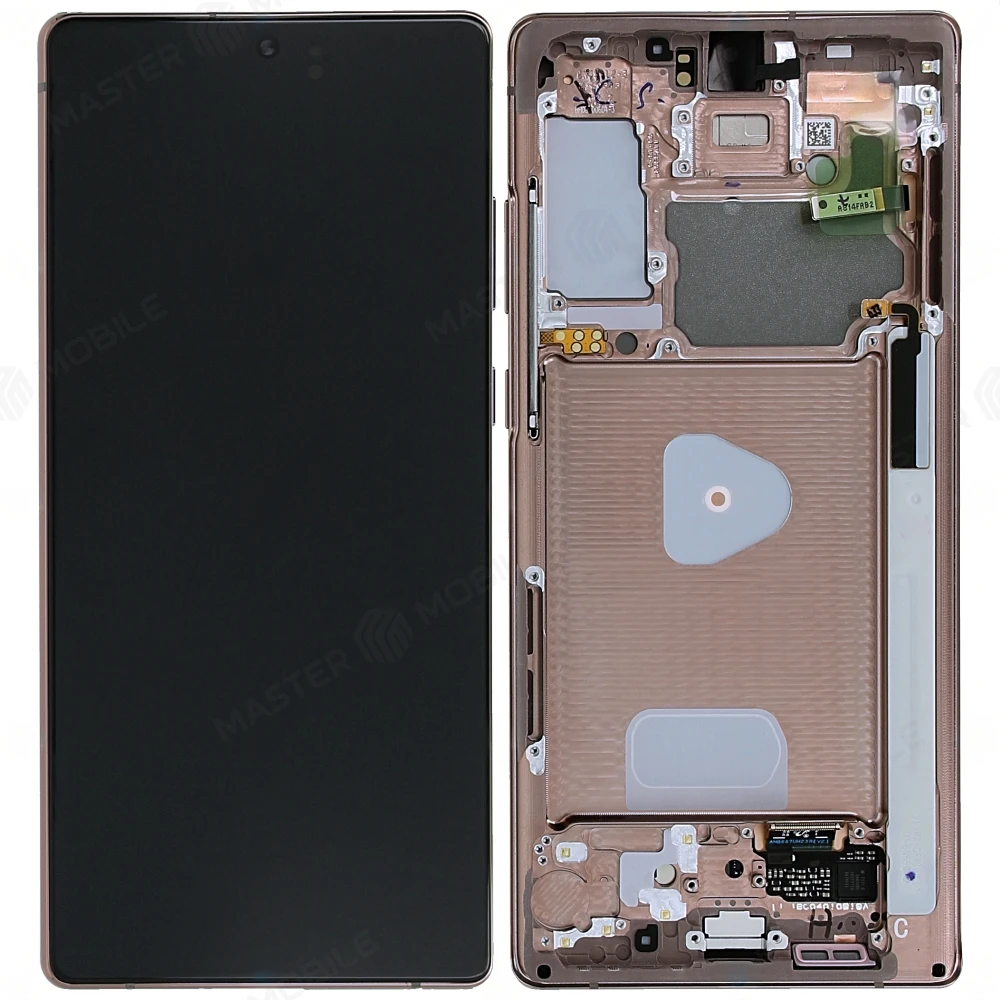 Дисплей для Samsung N980 Galaxy Note 20 / N981 Galaxy Note 20 5G + тачскрин (бронзовый) (в рамке) (ORIG100)