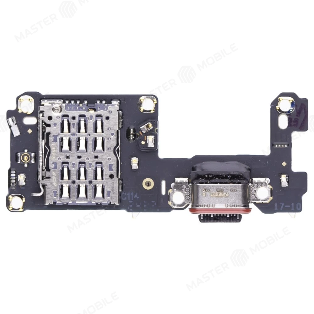 Нижняя плата для OnePlus 12 (PJD110) с комп. + разъем зарядки + микрофон (ORIG100) фото №2