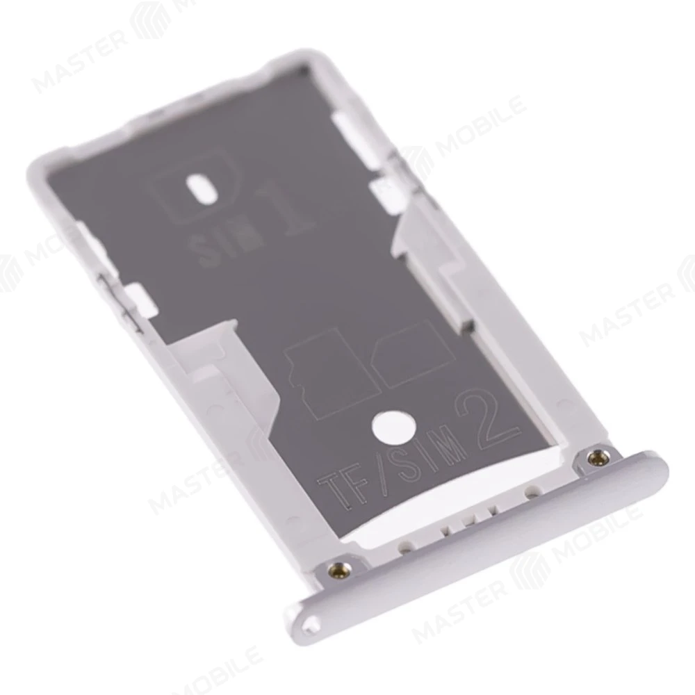 Держатель сим-карты + карты памяти (MicroSD) для Xiaomi Redmi 3 / Redmi 3S (серебристый)  фото №3