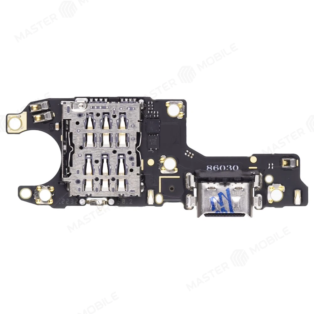 Нижняя плата для Huawei Honor 70 (FNE-NX9) с комп. + разъем зарядки + микрофон + разъем SIM (ORIG100)  фото №2