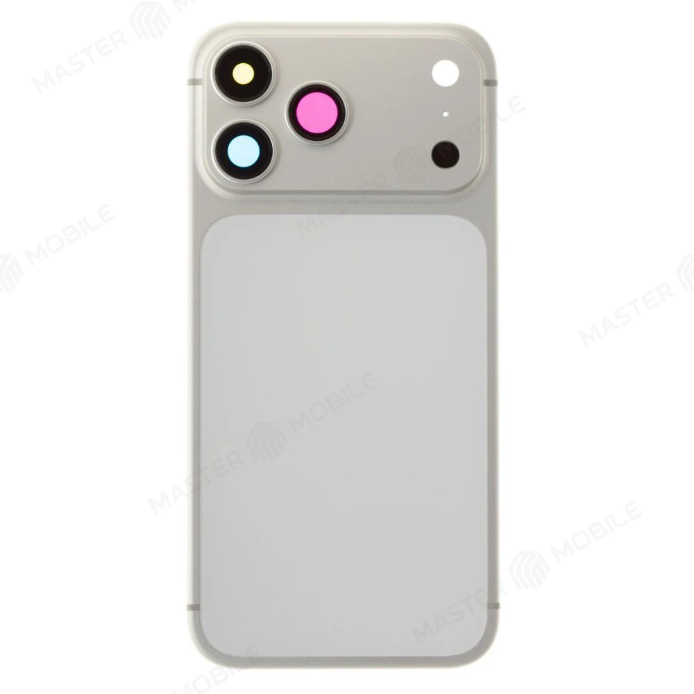Корпус для Apple iPhone 14 Pro Max в дизайне Apple iPhone 17 Pro Max (серебристый) (Premium) фото №1