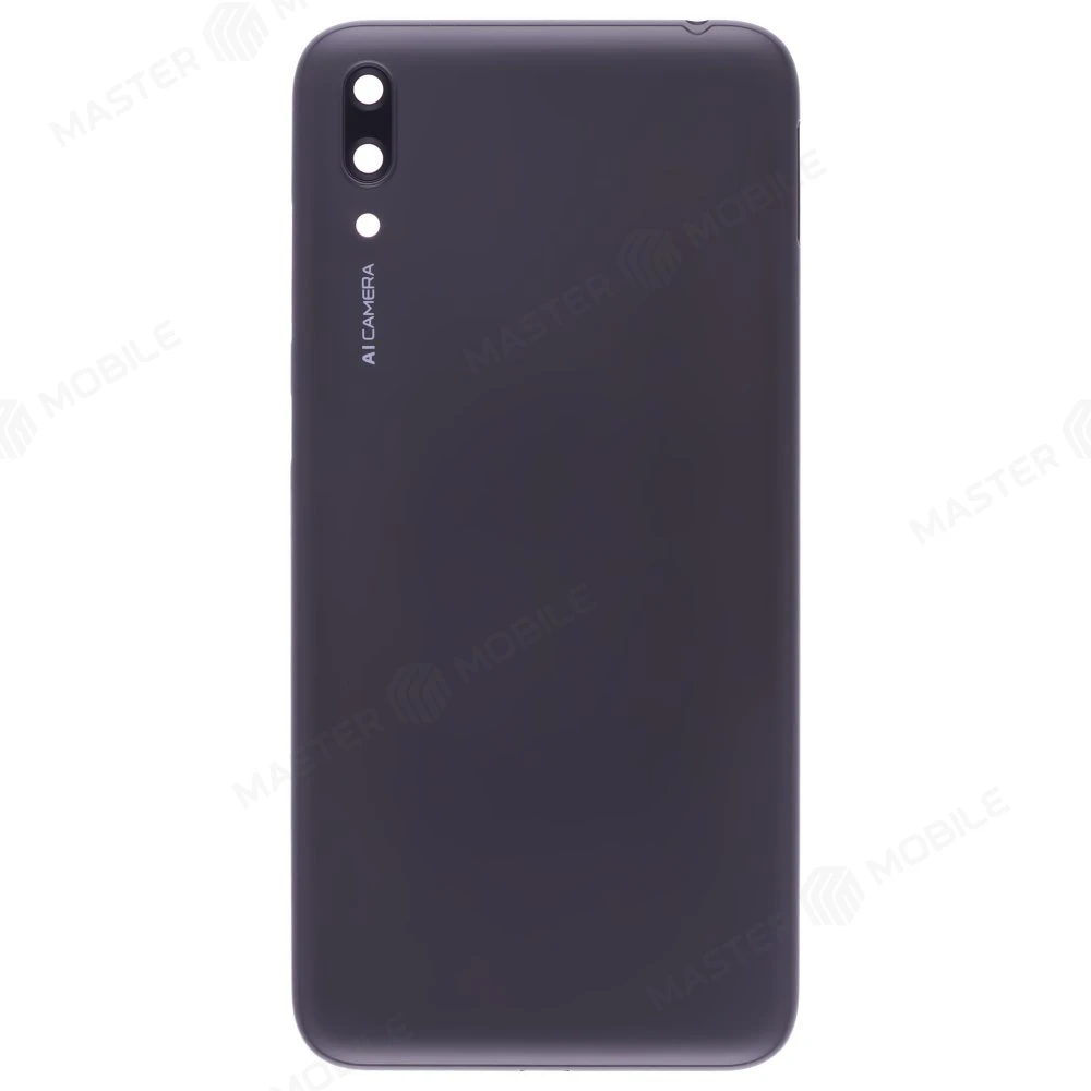 Задняя крышка для Huawei Y7 Pro 2019 (DUB-LX2) (черный) (в сборе со стеклом камеры)