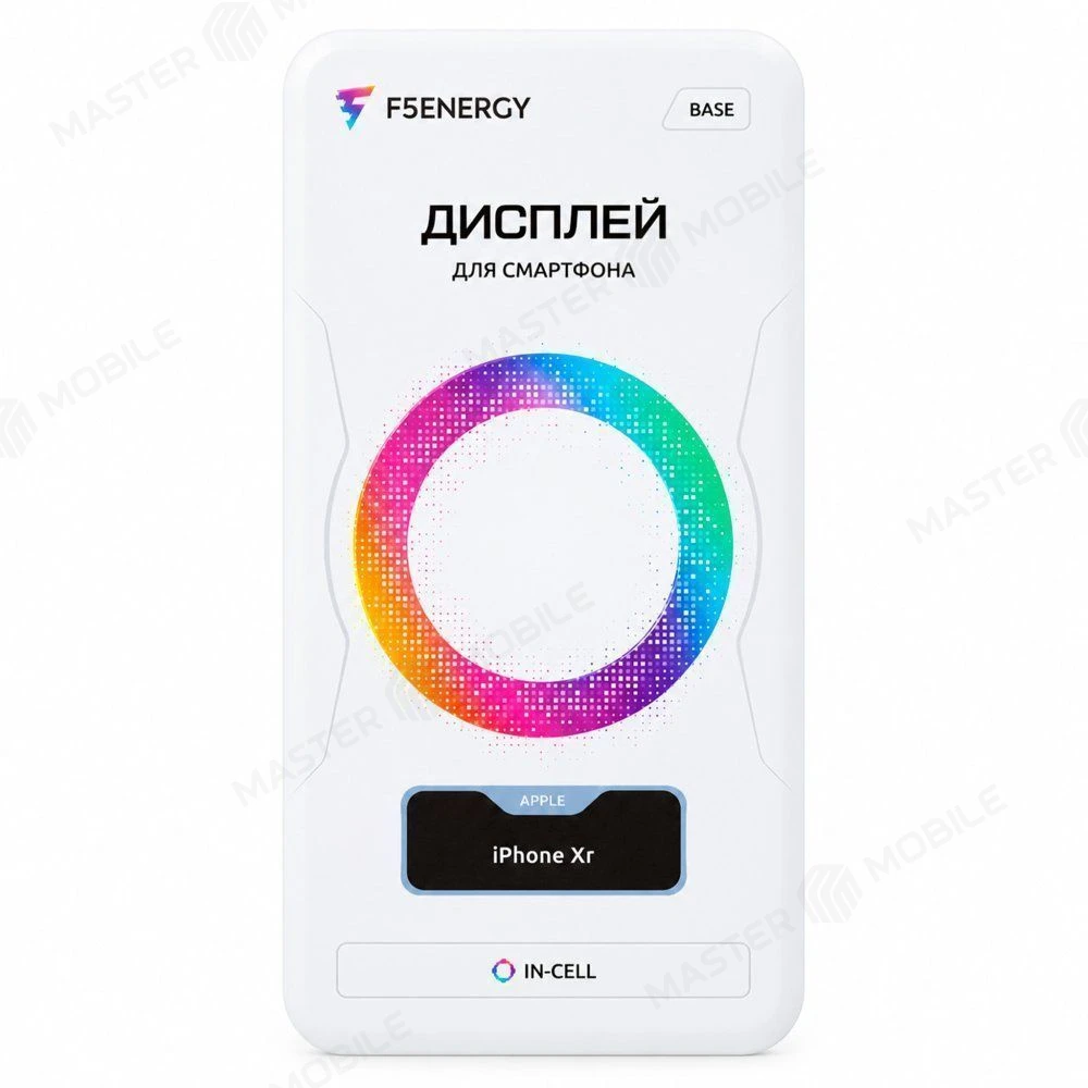 Дисплей для Apple iPhone Xr + тачскрин (черный) (F5ENERGY) (In-Cell) (BASE) фото №5
