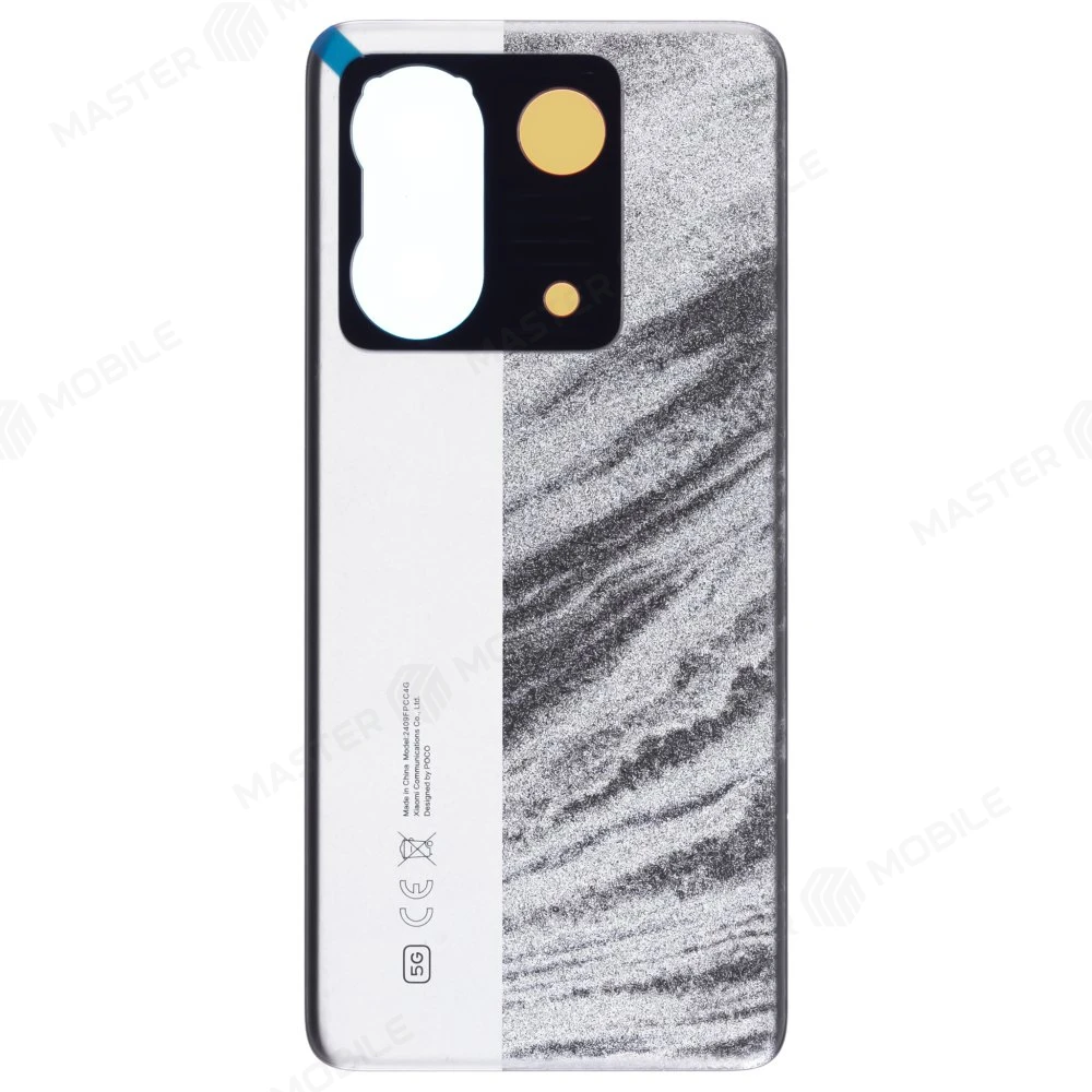 Задняя крышка для Xiaomi Poco M7 Pro 5G (2409FPCC4G) (серый) фото №1