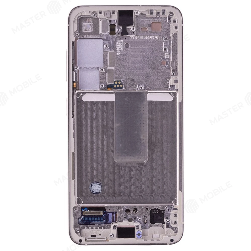 Дисплей для Samsung S911 Galaxy S23 + тачскрин (бежевый) (в рамке) (ORIG100) (SP) фото №2