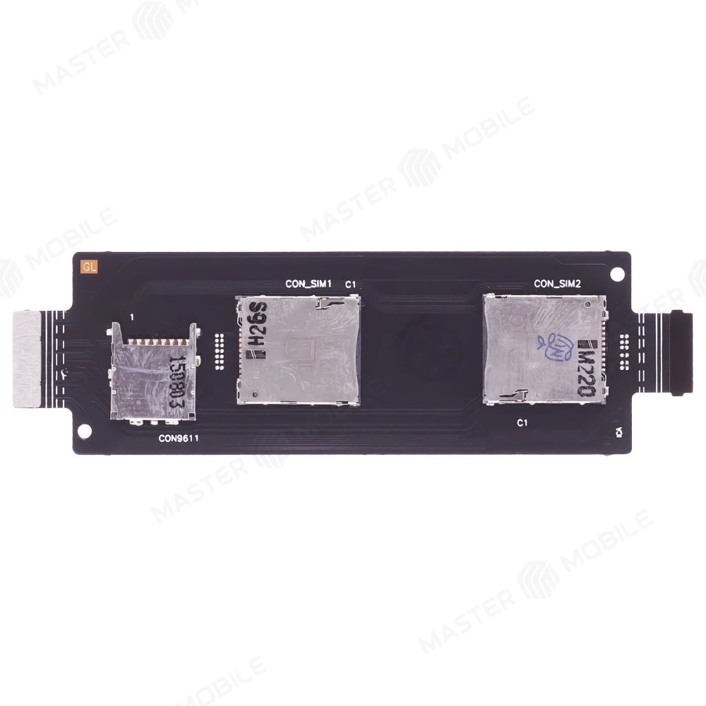 Шлейф для Asus ZenFone 2 (ZE550ML/ZE551ML) с комп. + разъем SIM + считыватель карты памяти  фото №1