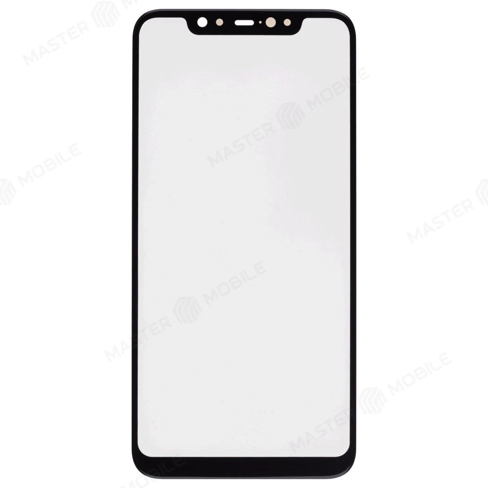 Стекло модуля для Xiaomi Mi 8 (M1803E1A) + OCA (черный)