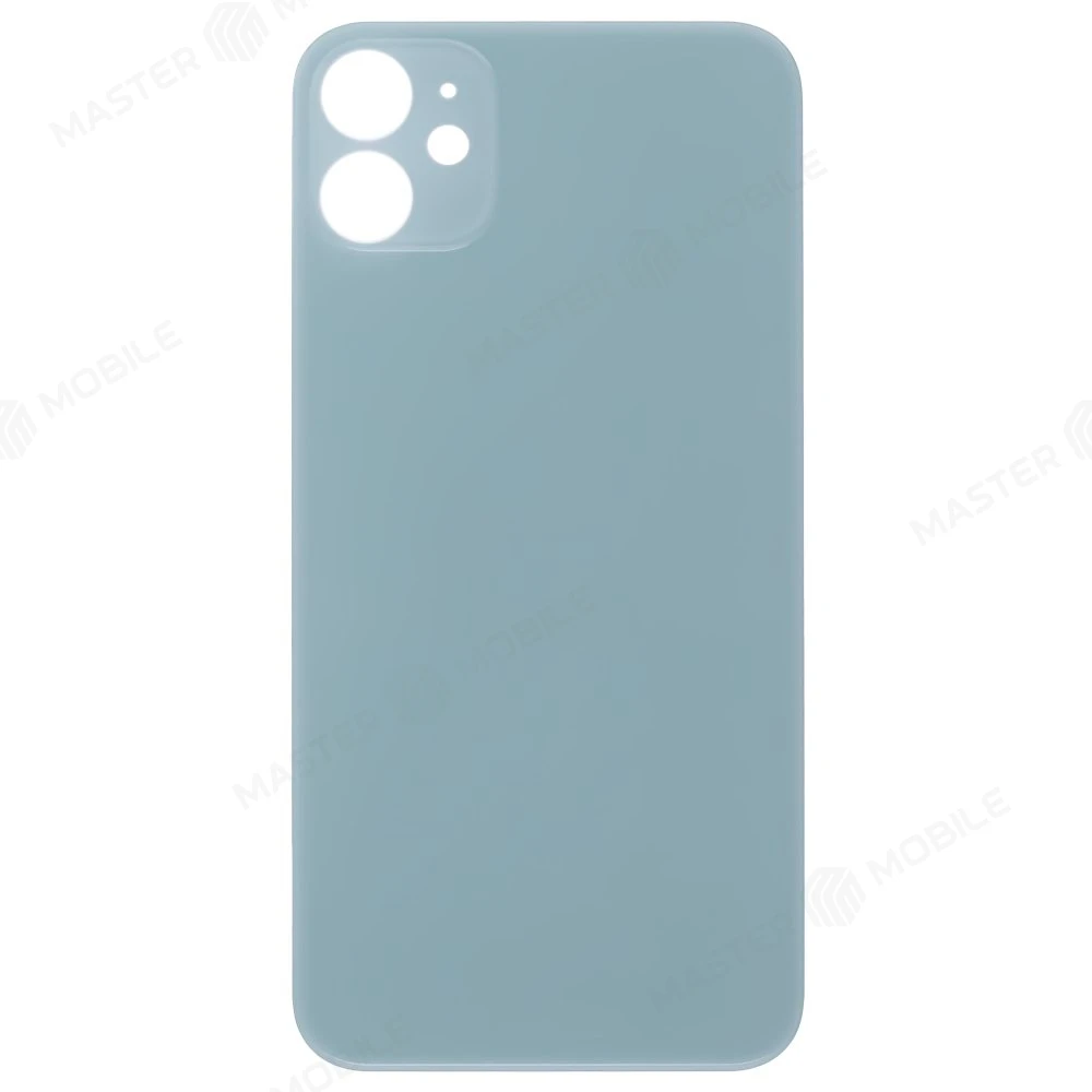Задняя крышка для Apple iPhone 11 (зеленый) (с широким отверстием) (Premium)