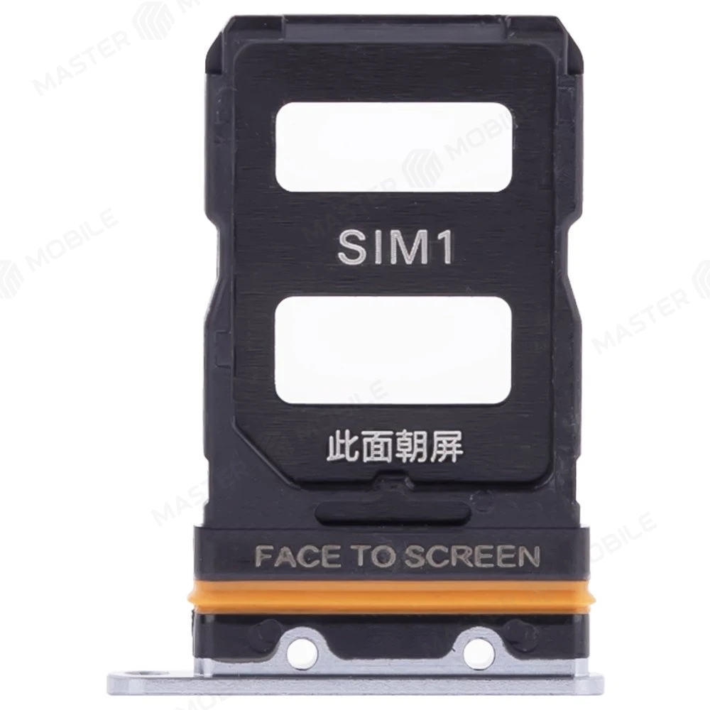Держатель сим-карты для Xiaomi 12 (2201123G) / 12X (2112123AG) (голубой)